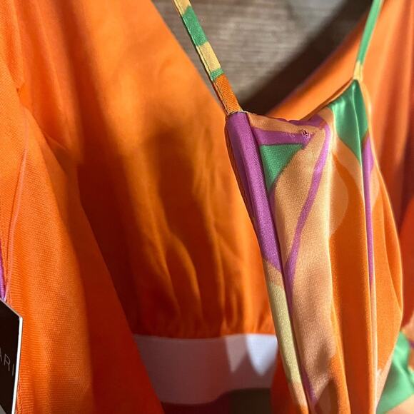 Tahari ASL Floral Maxi Dress Size Small‎ - Picture 5 of 9